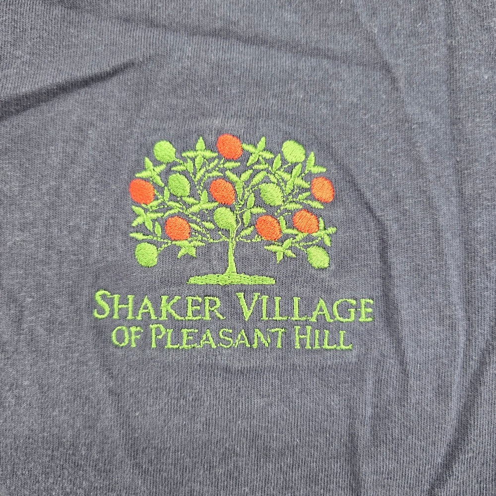 Anvil T Shirt Mens XL T-Shirt Navy Blue Shaker Village Pleasant Hill Graphic Tee